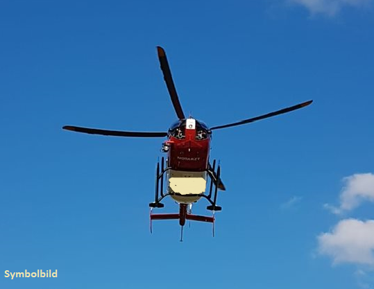 Einsatz Nr. 086 Hilfe 1 Absicherung Hubschrauberlandung