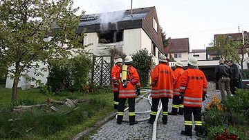 Brand an Gebäude (DEMO)