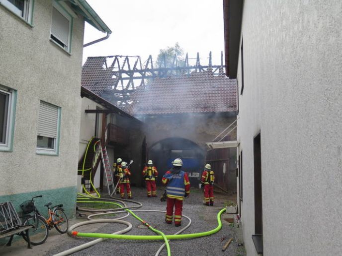 Einsatz Nr. 113 Brand 3 Kreisreserve Atemschutz