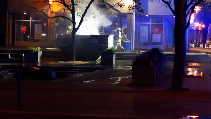 Einsatz Nr. 111 Brand 2 Containerbrand