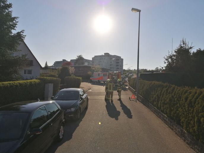 Einsatz Nr. 085 Hilfe 1 Verkehrsunfall PKW gegen Krad