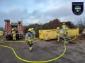 Einsatz Nr. 010 Brand 1 Containerbrand