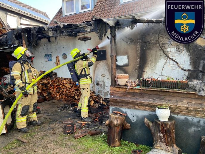 Einsatz Nr. 316 Brand 2 Gartenhausbrand