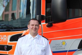 Abteilungskommandant Michael Schmidt