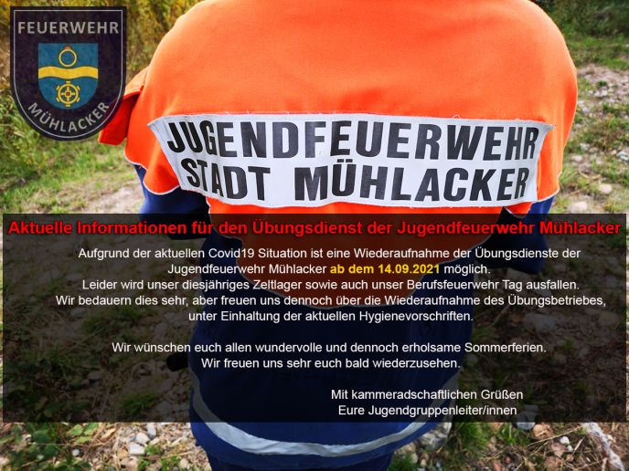 Start der Jugendfeuerwehr 2021